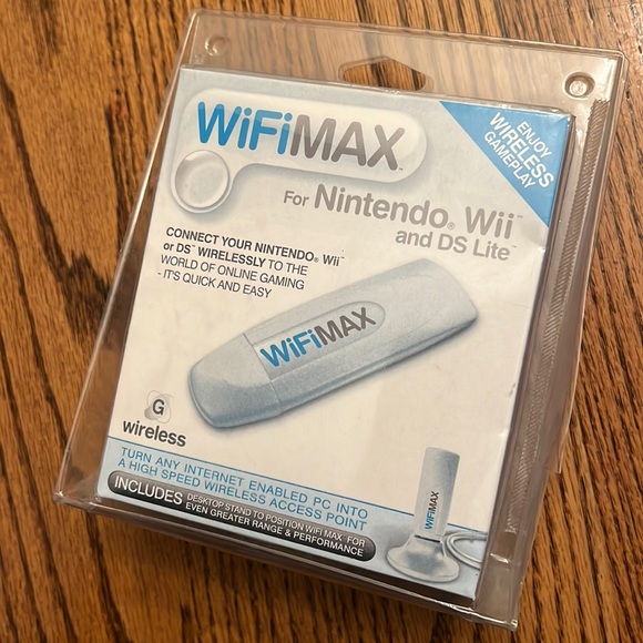 Vintage Y2K Datel WiFi Max for Nintendo Wii DS Lite NEW Sealed Wireless Access - Picture 1 of 4